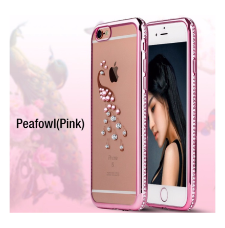 iPhone 8 - RHINESTONE Stilrent silikonskal (Pfgel)