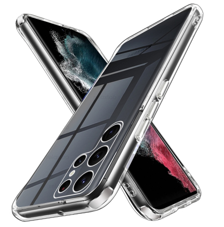 Samsung S24 Ultra - Transparent Tunt Skal 