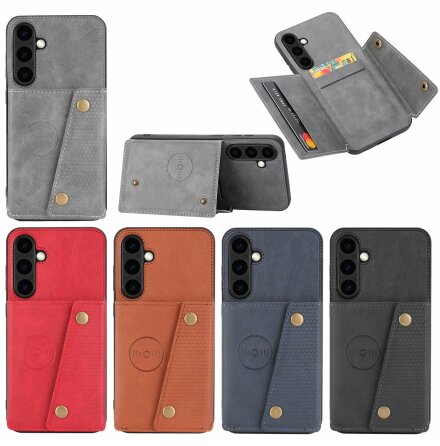  Lyxigt PC-lder Retro Flip Fashion Plnboksfodral fr Galaxy S23 FE