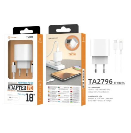 Snabbladdare Adapter + 1m Kabel Lightning iPhone