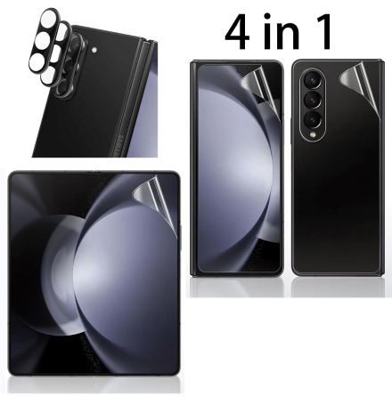 4in1 Z Fold 5 Hydrogel Skrmskydd & 2.5D Kameralinsskydd