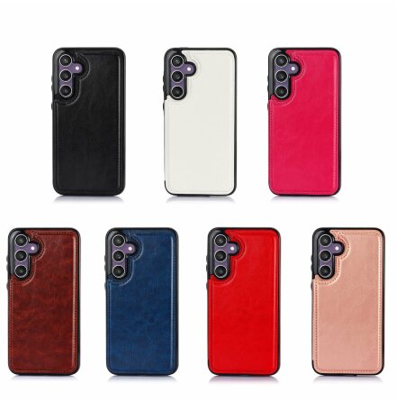 Nya Samsung Galaxy S23 FE - Stilrent Skal med Pl�nbok/Kortfack 