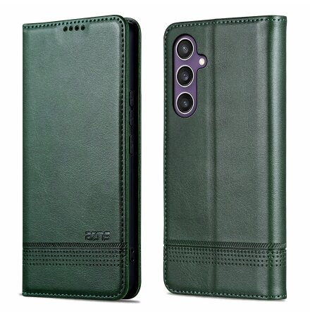 Magnetisk PU-l�der + Mjuk TPU-korth�llare Stativfodral f�r S24