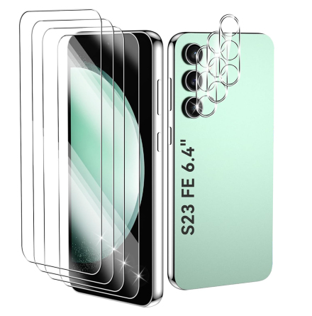 Samsung galaxy S23FE -1 set Skrmskydd Kameralinsskydd 0,3mm
