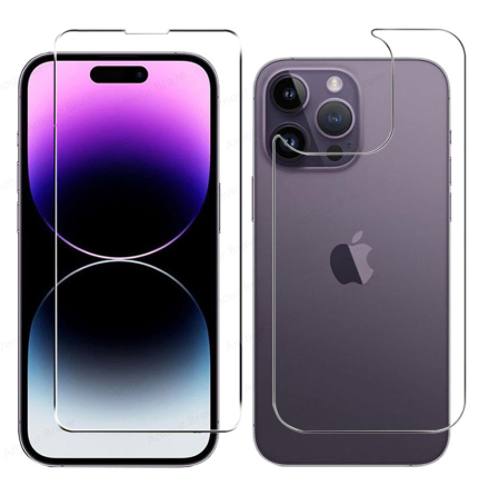 iPhone 15 Pro Fram- & Baksida Sk�rmskydd 0,3mm