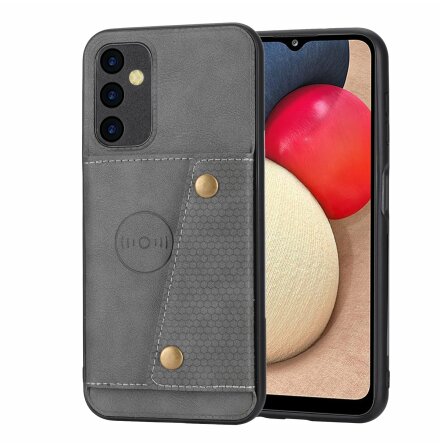 Lyxigt PC L�der Retro Flip Fashion Pl�nboksfodral F�r A55 5G