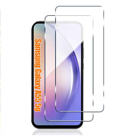 2-PACK Samsung galaxy A55 5G Sk�rmskydd i H�rdat glas 