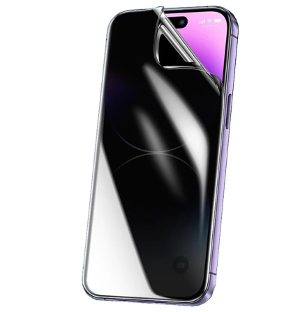 2-PACK iPhone 15 Pro Max Integritetsskyddande Hydrogel Mjuk sk�rmskydd