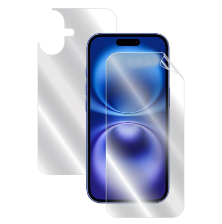 iPhone 16 Plus 1set Hydrogel Fram&Baksida Sk�rmskydd HD 0,2mm