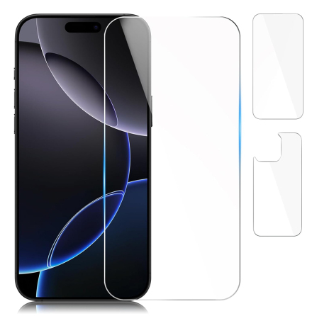 iPhone 16 Pro Max 1set Hydrogel Fram&Baksida Sk�rmskydd HD 0,2mm