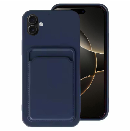 iPhone 16 Plus - V�lj mellan Flear F�rger - Smidigt Skal med Korth�llare