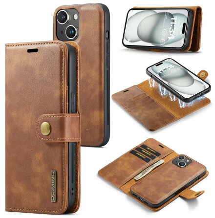 iPhone 13 Plnboksfodral - Retro Design och Multifunktionalitet
