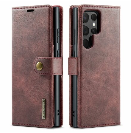 Galaxy S23 Ultra - Multifunktionellt Lderfodral med Stll