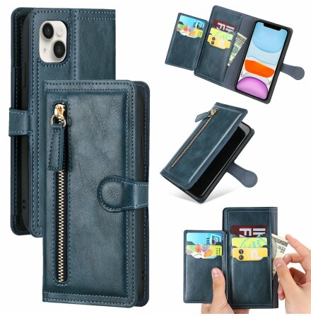 iPhone 13 - Lyxigt Wallet Case med Kort- & Myntfack