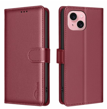 iPhone 14 - Elegant plnboksfodral med RFID-skydd