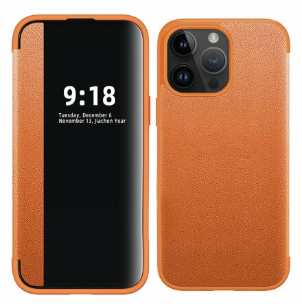  iPhone 15 Pro - Fodral med fnsterfunktion och SIM-kortshllare
