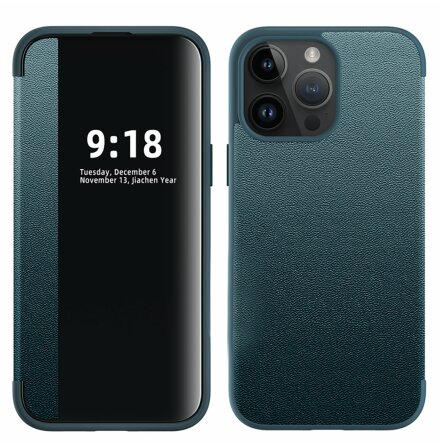 iPhone 12/12 Pro  Smart Lderfodral med Fnster & SIM-frvaring