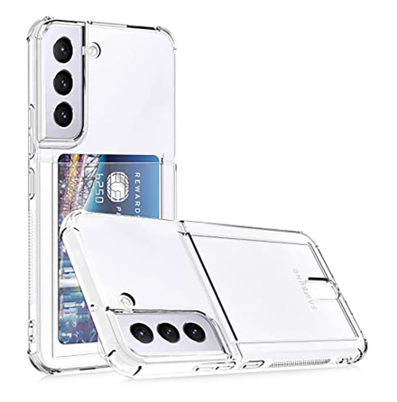 Samsung Galaxy S25 - Sttdmpande Skal med Korthllare