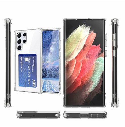 Samsung Galaxy S25 Ultra - Stilrent Skal med Korthllare