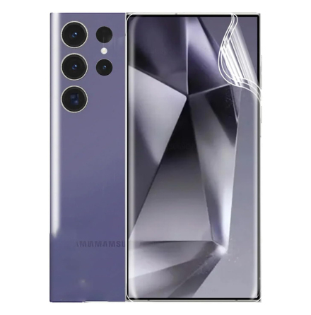 Samsung Galaxy S25 Ultra - Genomtnkt Skrmskydd i Hydrogel-variant