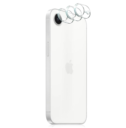 iPhone 16E Hgkvalitativt HD-Clear Ultratunt Kameralinsskydd