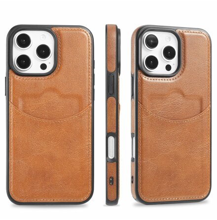 iPhone 16 Pro -  Elegant skal med ett kortfack