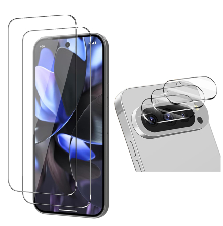 Google Pixel 9 Pro XL Skrmskydd + Kameralinsskydd HD 0,3mm