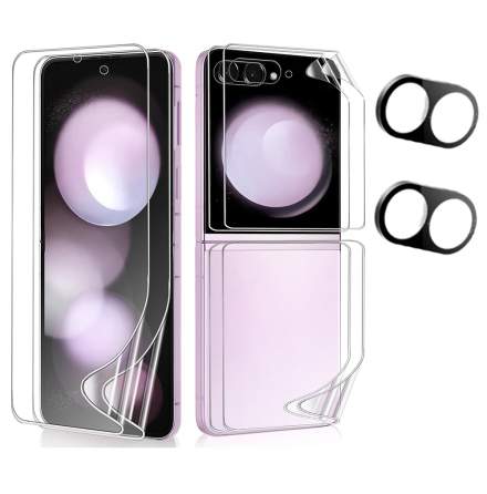 4in1 Z Flip 7 Hydrogel Skrmskydd & 2.5D Kameralinsskydd