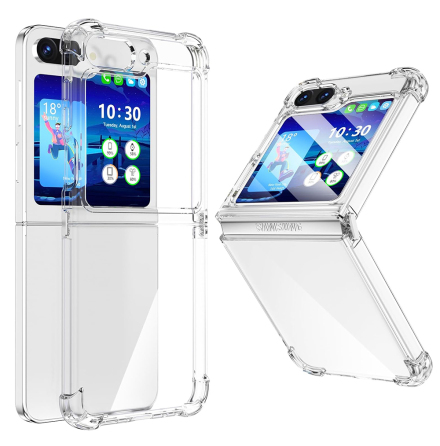 Samsung Galaxy Z Flip 7 Hybrid Skal  Transparent & Slagtligt