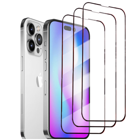 iPhone 14 Pro 9H Skrmskydd - enkel applicering