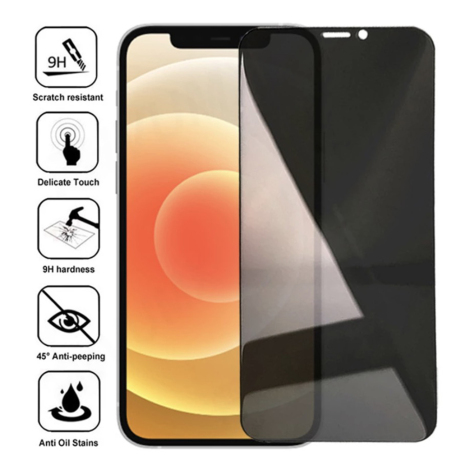 iPhone 13 / 13 Pro Privacy Skyddsglas – Fingeravtrycksfritt