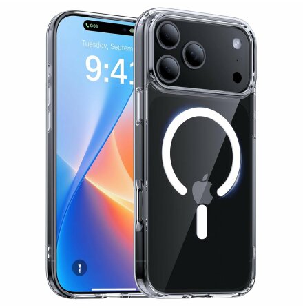 iPhone 17 Pro MagSafe Skal - Starkt & Kristallklart