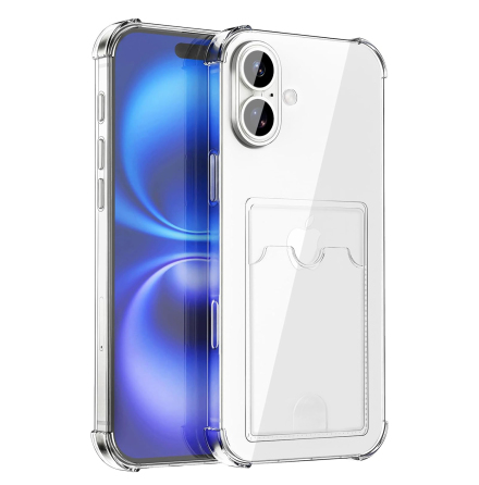 iPhone 17 Air Bag Skal  Trdls Laddning, Skydd & 1 Kortfack