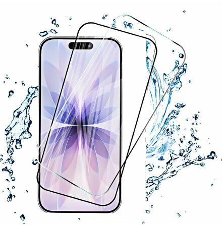 iPhone 17 Pro Max Skrmskydd 2.5D HD 0,3mm (Svart Ram)