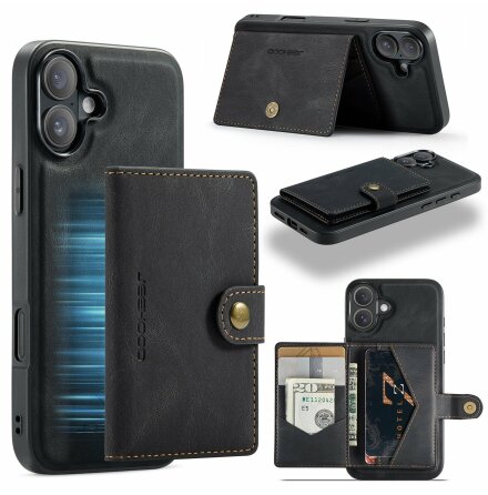 iPhone 17 Magnetiskt Plnboksskal  4 Kort + Sedlar