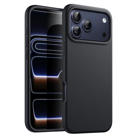 iPhone 17 Pro Max - Stilrent Mattbehandlat Tunt Skal Svart