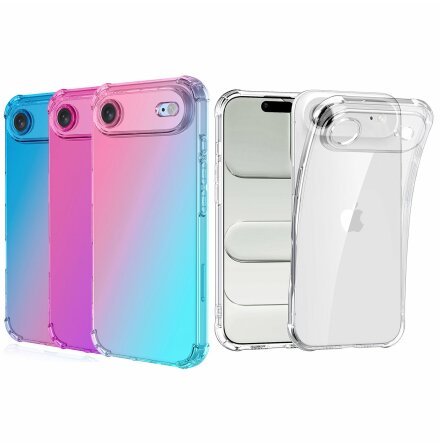 iPhone 17 Air - Stilrent Skyddande Gradient Silikonskal