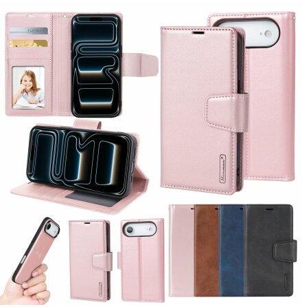 iPhone 17 Air Hanman Miro 2-in-1 Plnboksfodral i Premium PU-Lder