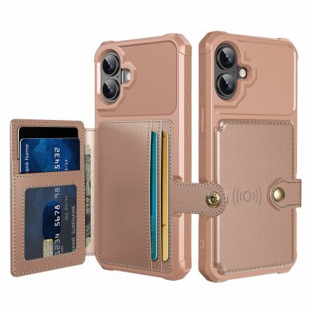 iPhone 17 Exklusivt Skyddande Skal med kortfack 