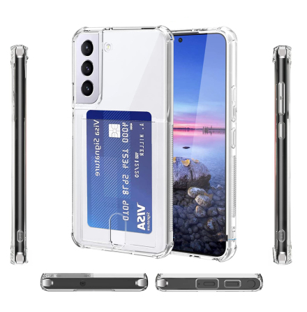 Samsung Galaxy A16 5G - Skyddande Silikonskal med Kortfack