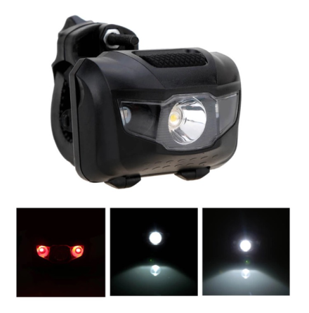 Kraftig MULTI-LED cykellampa från MTB för fram/bak belysning