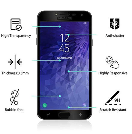 Samsung Galaxy J4 2018 Skrmskydd 3D 9H HD-Clear ProGuard