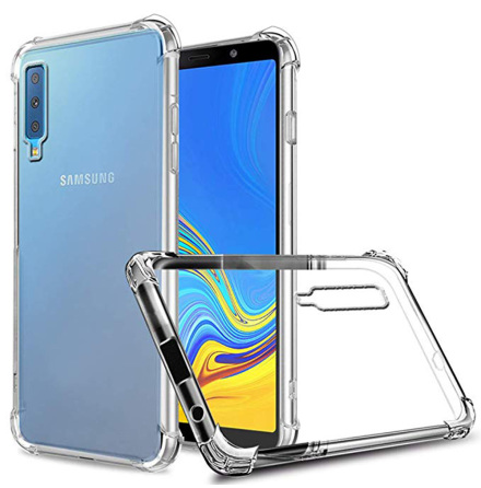 Samsung Galaxy A7 2018 - Tunt Silikonskal med Airbagfunktion