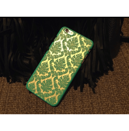 iPhone 6/6S skal "Vintage flower" (Turkos)