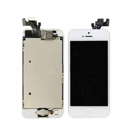 iPhone 5 - Skrm LCD Display Komplett med smdelar (VIT)