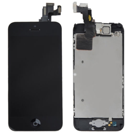 iPhone 5C - Skrm LCD Display Komplett med smdelar (SVART)