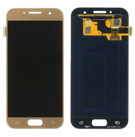 Samsung Galaxy A3 2017 - LCD Display Skrm GULD
