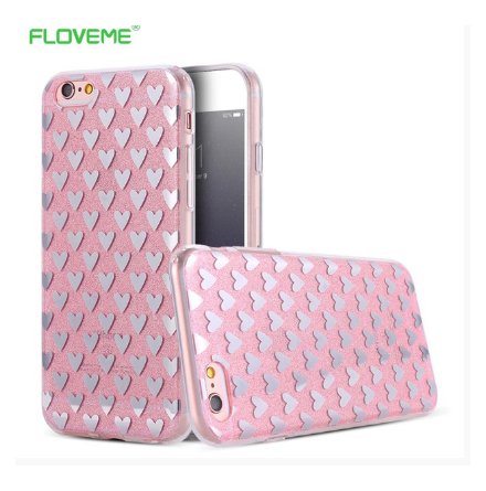 iPhone 6/6S PLUS Elegant Crystalheart-skal frn FLOVEME ORIGINAL