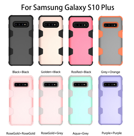 Samsung S10 Plus - Praktiskt och Skyddande Skal "Rugged Robot"