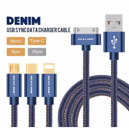 Micro-USB SnabbladdningsKabel 200cm 